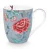 Teetassen|Pip Studio Flower Festival Tasse Xl Hell Blau