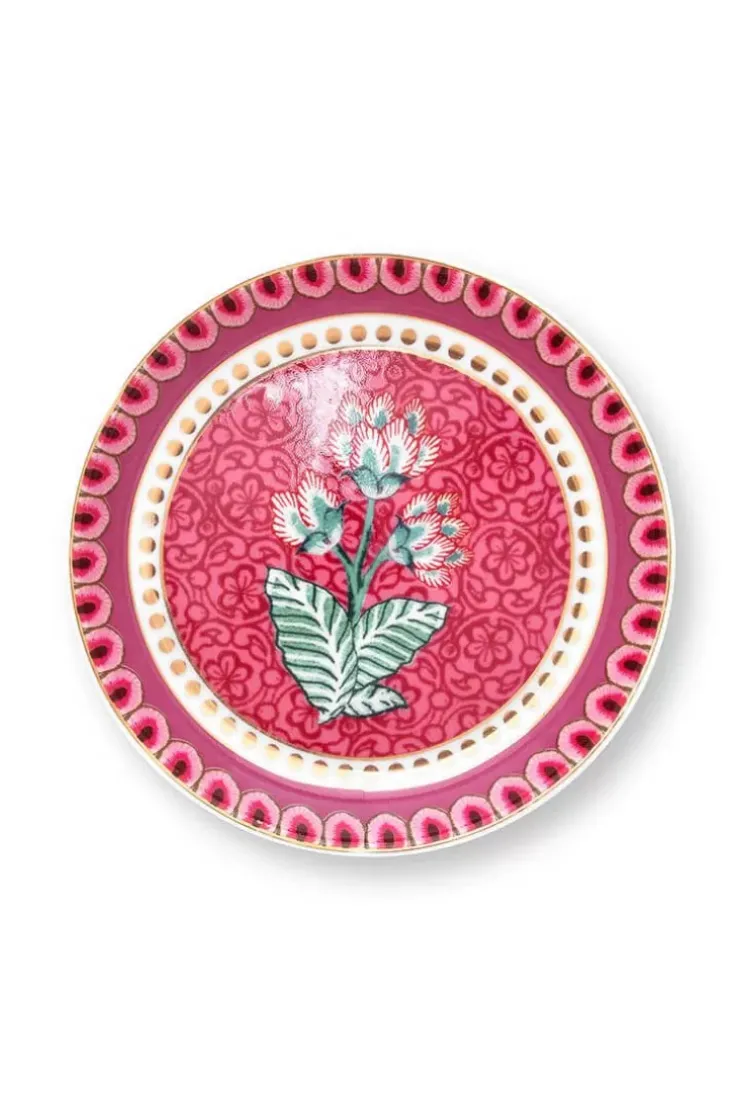 Teebeutelablage|Pip Studio Flower Festival Teebeutelablage Dunkel Rosa