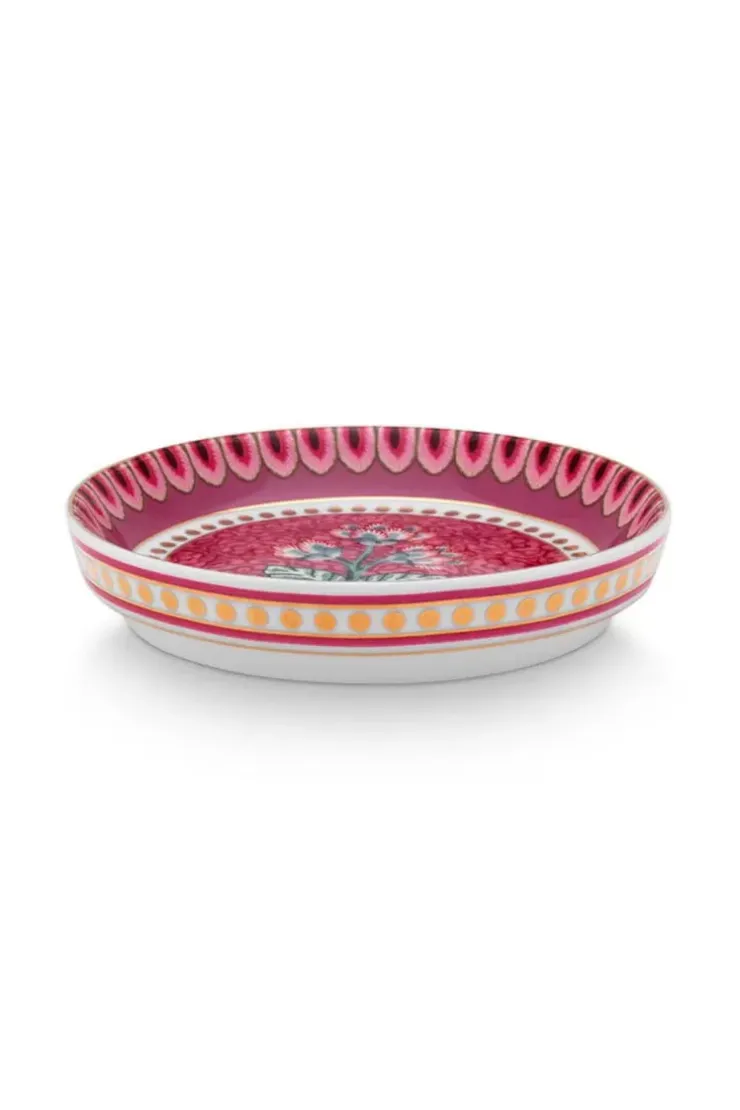 Teebeutelablage|Pip Studio Flower Festival Teebeutelablage Dunkel Rosa