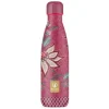 Thermosflaschen|Pip Studio Flower Festival Thermosflasche Dunkel 500Ml Rosa