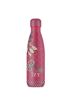 Thermosflaschen|Pip Studio Flower Festival Thermosflasche Dunkel 500Ml Rosa