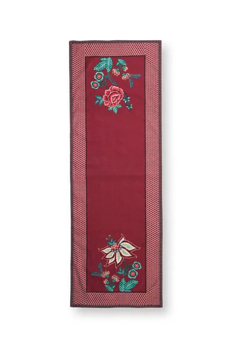 Tischlaufer|Pip Studio Flower Festival Tischlaufer Dunkel Rosa