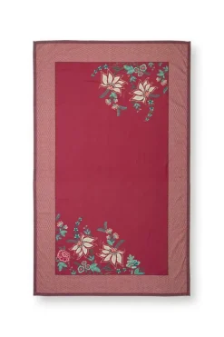 Tischtuch|Pip Studio Flower Festival Tischtuch Dunkel Rosa