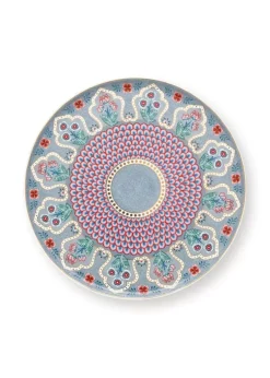 Tortenteller|Pip Studio Flower Festival Tortenteller Klein Herz Hell Blau