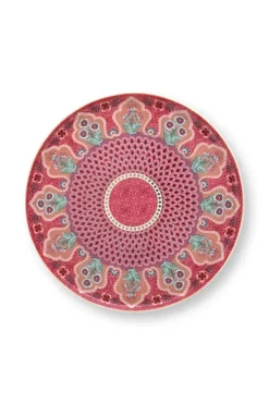 Tortenteller|Pip Studio Flower Festival Tortenteller Klein Herz Dunkel Rosa