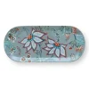Tortenteller|Pip Studio Flower Festival Tortenteller Rechteckig Hell Blau