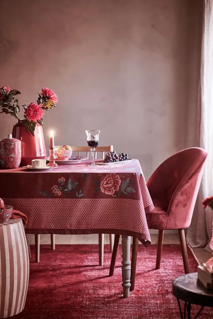 Vorratsdosen|Pip Studio Flower Festival Vorratsdose Dunkel Rosa
