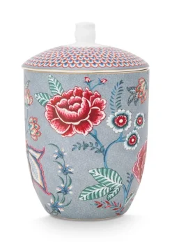 Vorratsdosen|Pip Studio Flower Festival Vorratsdose Hell Blau