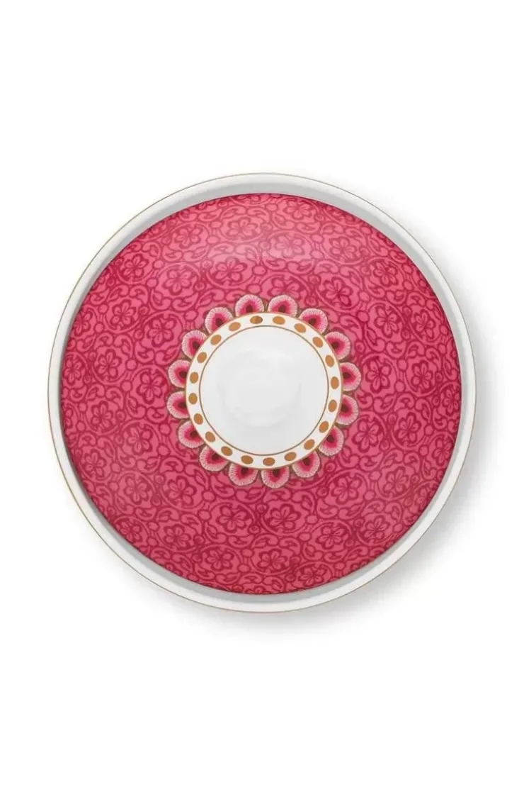 Zuckerdose|Pip Studio Flower Festival Zuckerdose Dunkel Rosa