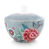 Zuckerdose|Pip Studio Flower Festival Zuckerdose Blau