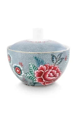 Zuckerdose|Pip Studio Flower Festival Zuckerdose Blau