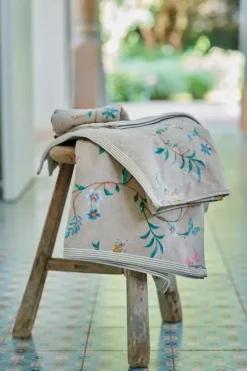 Gästetücher|Pip Studio Gastehandtuch Set/3 Les Fleurs 30X50 Cm Khaki