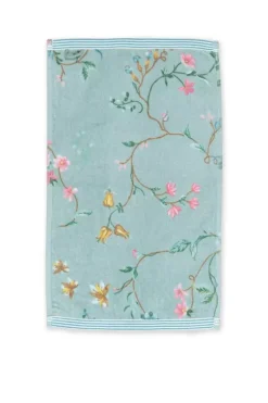Gästetücher|Pip Studio Gastehandtuch Set/3 Les Fleurs 30X50 Cm Blau