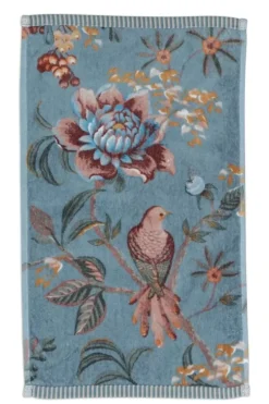 Gästetücher|Pip Studio Gastehandtuch Set/3 Secret Garden 30X50Cm Blau