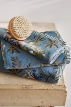 Gästetücher|Pip Studio Gastehandtuch Set/3 Secret Garden 30X50Cm Blau