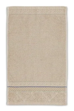 Gästetücher|Pip Studio Gastehandtuch Set/3 Soft Zellige 30X50 Cm Khaki