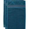 Gästetücher|Pip Studio Gastehandtuch Set/3 Soft Zellige Dunkel 30X50 Cm Blau