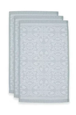 Gästetücher|Pip Studio Gastehandtuch Set/3 Tile De Pip Hell 30X50 Cm Blau