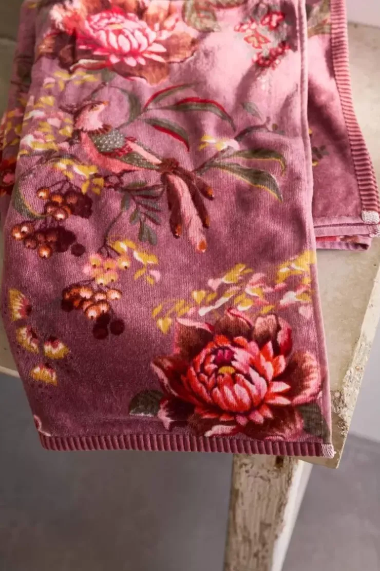 Handtücher|Pip Studio Grose Handtuch Secret Garden Mauve 70X140Cm Violett