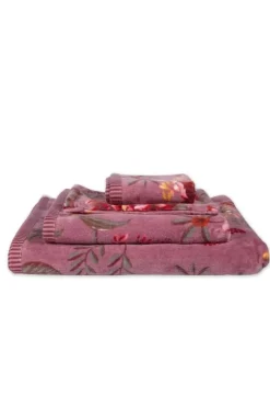 Handtücher|Pip Studio Grose Handtuch Secret Garden Mauve 70X140Cm Violett