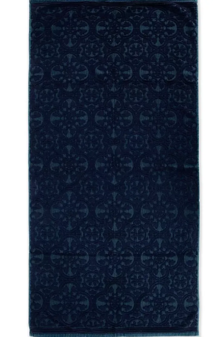 Handtücher|Pip Studio Grose Handtuch Tile De Pip Dunkel 70X140 Cm Blau