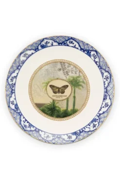 Gebäckteller|Pip Studio Heritage Gebäckteller Schmetterling Blau 15 Cm