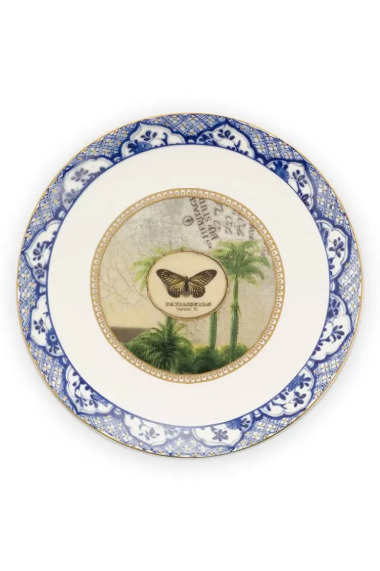 Gebäckteller|Pip Studio Heritage Gebäckteller Schmetterling Blau 15 Cm