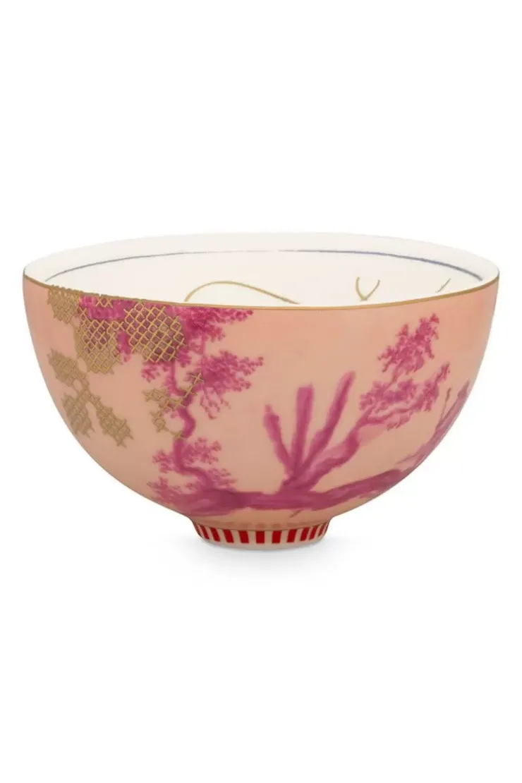 Schalen|Pip Studio Heritage Schale Bemalt Rosa 12 Cm
