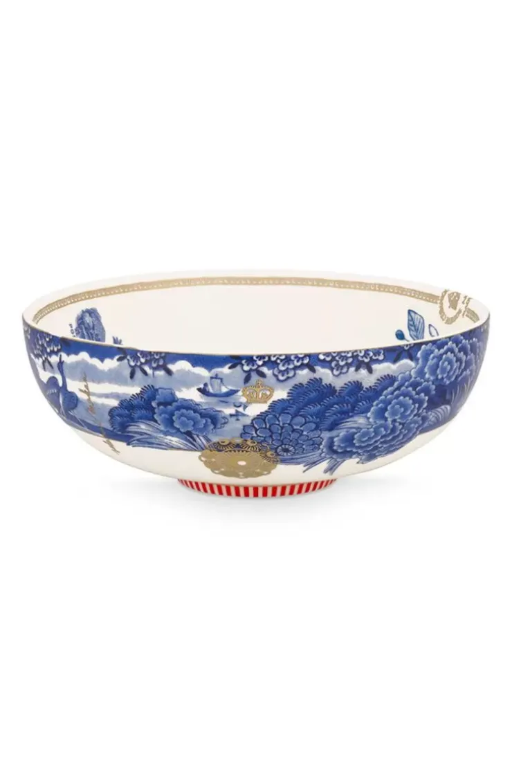 Schalen|Pip Studio Heritage Schale Grenze Blau 20 Cm