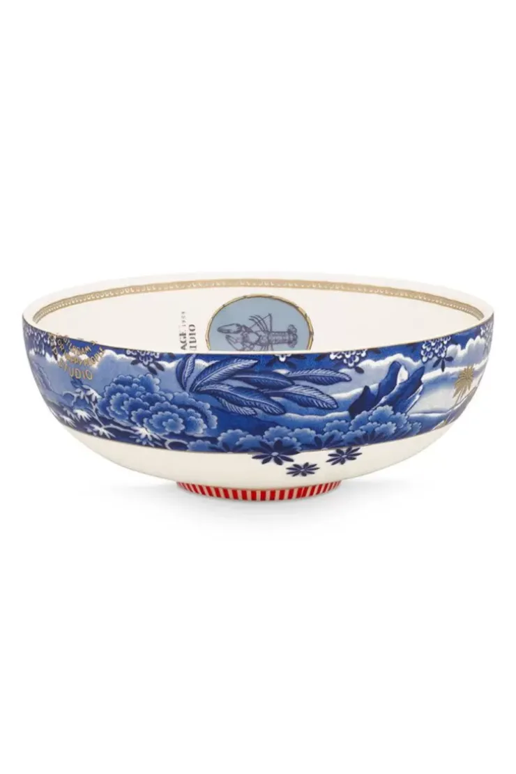 Schalen|Pip Studio Heritage Schale Grenze Blau 20 Cm