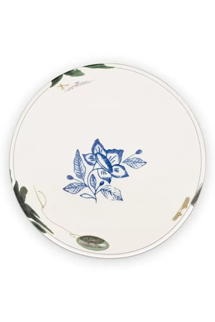 Salatschüsseln|Pip Studio Heritage Schale Palme Grun 23 Cm