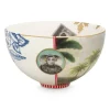 Schalen|Pip Studio Heritage Schale Palme Weis 15 Cm