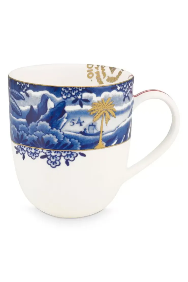 Kaffeetassen|Pip Studio Heritage Tasse Small Grenze Blau