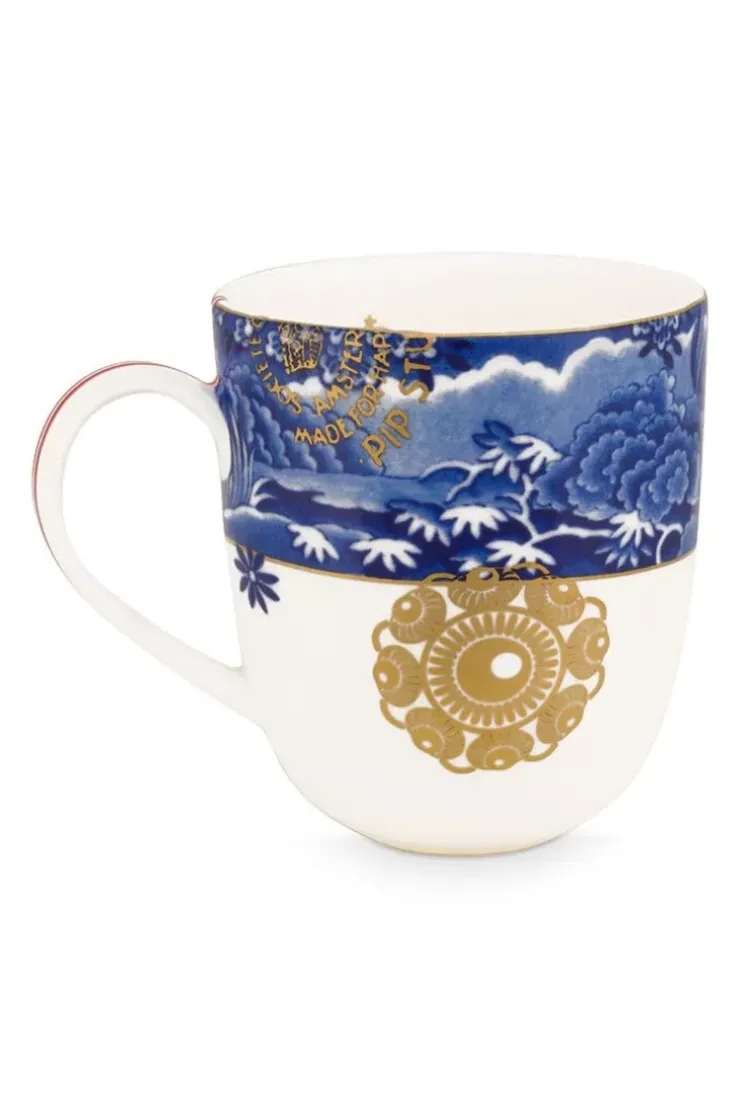 Kaffeetassen|Pip Studio Heritage Tasse Small Grenze Blau