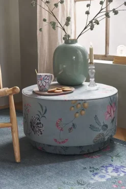 Hocker Und Stühle|Pip Studio Hocker Large Fleur Grandeur Grun