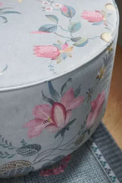 Hocker Und Stühle|Pip Studio Hocker Large Fleur Grandeur Grun