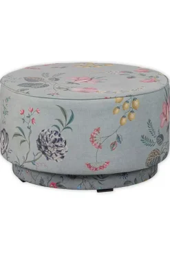 Hocker Und Stühle|Pip Studio Hocker Large Fleur Grandeur Grun