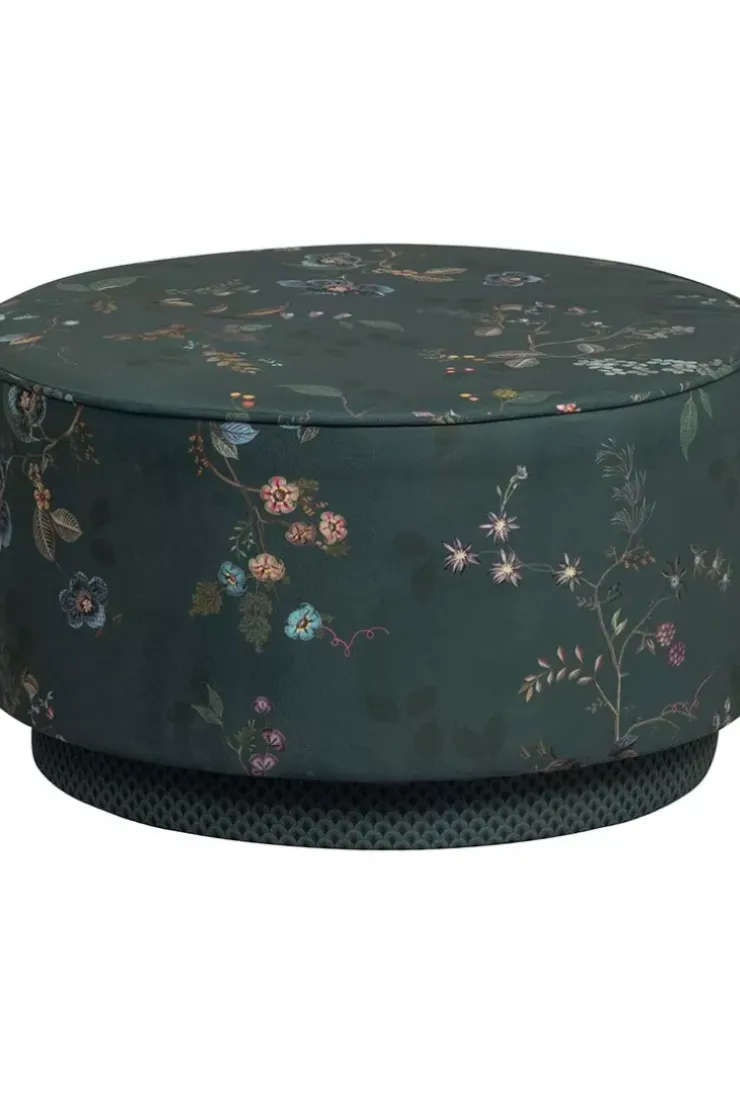 Hocker Und Stühle|Pip Studio Hocker Large Kawai Flower Grun