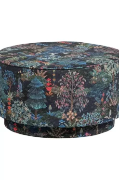 Hocker Und Stühle|Pip Studio Hocker Large Pip Garden Dunkelblau