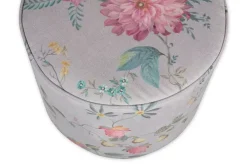 Hocker Und Stühle|Pip Studio Hocker Medium Fleur Grandeur Khaki