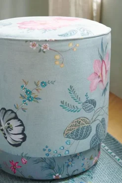 Hocker Und Stühle|Pip Studio Hocker Medium Fleur Grandeur Grun