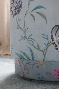 Hocker Und Stühle|Pip Studio Hocker Medium Fleur Grandeur Grun