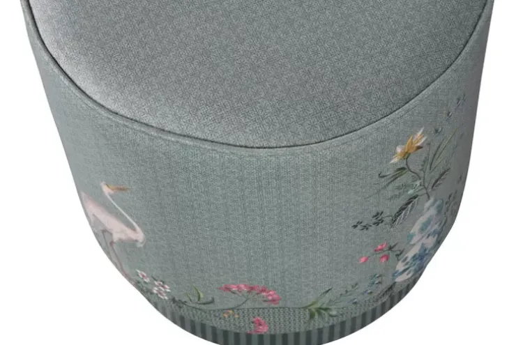 Hocker Und Stühle|Pip Studio Hocker Medium Jolie Grun
