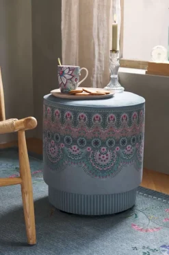 Hocker Und Stühle|Pip Studio Hocker Medium Majorelle Blau