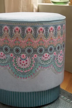 Hocker Und Stühle|Pip Studio Hocker Medium Majorelle Blau