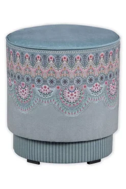 Hocker Und Stühle|Pip Studio Hocker Medium Majorelle Blau