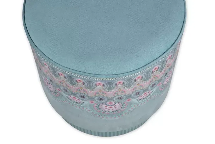 Hocker Und Stühle|Pip Studio Hocker Medium Majorelle Blau
