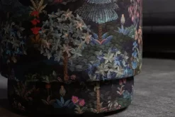 Hocker Und Stühle|Pip Studio Hocker Medium Pip Garden Dunkelblau