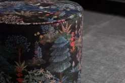 Hocker Und Stühle|Pip Studio Hocker Medium Pip Garden Dunkelblau
