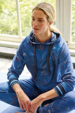 Sportshirts|Pip Studio Hoodie Lange Armel Isola Blau